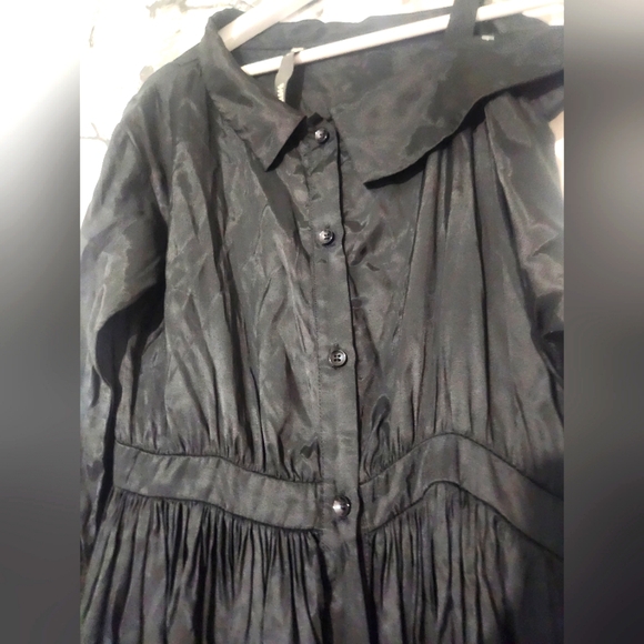 Katie Judith Black Asymmetrical Dress Size Small - Picture 2 of 6